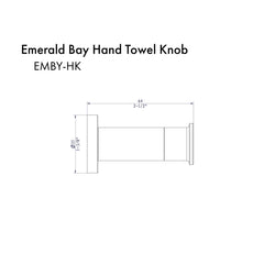 ZLINE Emerald Bay Towel Hook - EMBY-HK - The Home Selection