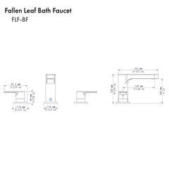 ZLINE Fallen Leaf Bath Faucet in Brushed Nickel, FLF-BF-BN - The Home Selection