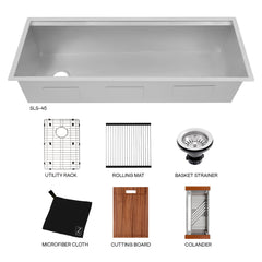 ZLINE Garmisch Undermount Single Bowl Stainless Steel Kitchen Sink - SLS-45 - The Home Selection