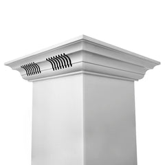 ZLINE Island Mount Range Hood in Stainless Steel with Built-in CrownSound Bluetooth Speakers - GL1iCRN-BT - The Home Selection
