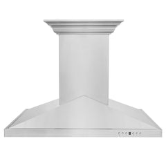 ZLINE Island Mount Range Hood in Stainless Steel with Built-in CrownSound Bluetooth Speakers - GL1iCRN-BT - The Home Selection