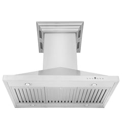 ZLINE Island Mount Range Hood in Stainless Steel with Built-in CrownSound Bluetooth Speakers - GL1iCRN-BT - The Home Selection