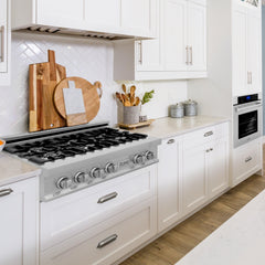 ZLINE Kitchen Package with 36" Stainless Steel Rangetop and 30" Single Wall Oven - 2KP-RTAWS36 - The Home Selection