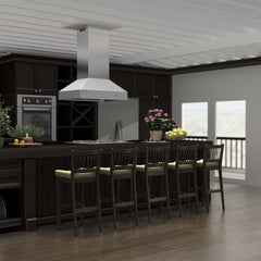 ZLINE Outdoor Approved Island Mount Range Hood in Stainless Steel - 697i-304 - The Home Selection