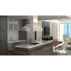 ZLINE Outdoor Approved Island Mount Range Hood in Stainless Steel - 697i-304 - The Home Selection