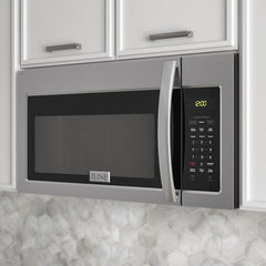 ZLINE Over the Range Convection Microwave Oven in Black Stainless Steel with Modern Handle and Sensor Cooking, MWO-OTR-30-BS - The Home Selection