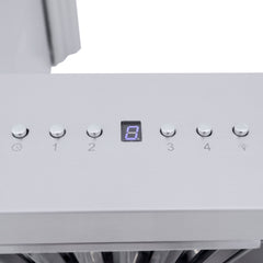 ZLINE Professional Convertible Vent Wall Mount Range Hood in Stainless Steel with Crown Molding - 667CRN - The Home Selection