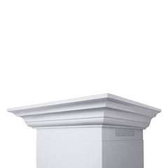 ZLINE Professional Convertible Vent Wall Mount Range Hood in Stainless Steel with Crown Molding - 667CRN - The Home Selection