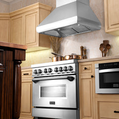 ZLINE Professional Ducted Wall Mount Range Hood in Stainless Steel - 687 - The Home Selection