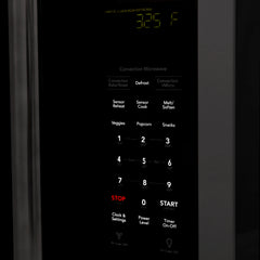 ZLINE Recirculating Over the Range Convection Microwave Oven with Charcoal Filters in Black Stainless Steel - MWO-OTRCF-30-BS - The Home Selection