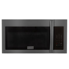 ZLINE Recirculating Over the Range Convection Microwave Oven with Charcoal Filters in Black Stainless Steel - MWO-OTRCF-30-BS - The Home Selection