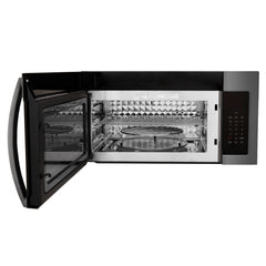 ZLINE Recirculating Over the Range Convection Microwave Oven with Charcoal Filters in Black Stainless Steel - MWO-OTRCF-30-BS - The Home Selection