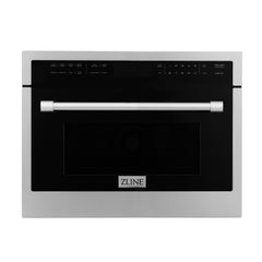 ZLINE Stainless Steel 24" Built-in Convection Microwave Oven and 30" Single Wall Oven with Self Clean - 2KP-MW24-AWS30 - The Home Selection