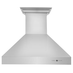 ZLINE Stainless Steel Wall Range Hood with Built-in CrownSound® Bluetooth Speakers - 667CRN-BT - The Home Selection