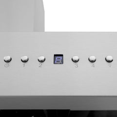 ZLINE Stainless Steel Wall Range Hood with Built-in CrownSound® Bluetooth Speakers - 667CRN-BT - The Home Selection