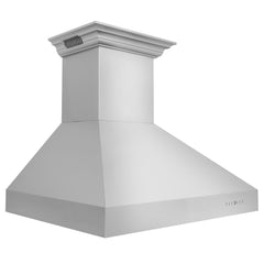 ZLINE Stainless Steel Wall Range Hood with Built-in CrownSound® Bluetooth Speakers - 697CRN-BT - The Home Selection