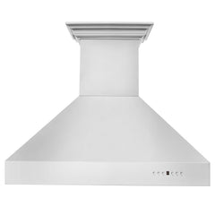 ZLINE Stainless Steel Wall Range Hood with Built-in CrownSound® Bluetooth Speakers - 697CRN-BT - The Home Selection