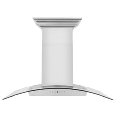 ZLINE Stainless Steel Wall Range Hood with Built-in CrownSound® Bluetooth Speakers - KZCRN-BT - The Home Selection