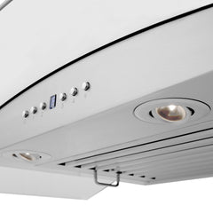 ZLINE Stainless Steel Wall Range Hood with Built-in CrownSound® Bluetooth Speakers - KZCRN-BT - The Home Selection
