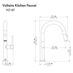 ZLINE Voltaire Kitchen Faucet - VLT-KF - The Home Selection