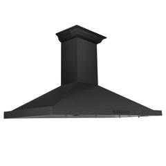 ZLINE Wall Mount Range Hood in Black Stainless Steel with Built-in CrownSound® Bluetooth Speakers - BSKBNCRN-BT - The Home Selection