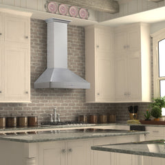 ZLINE Wall Mount Range Hood in DuraSnow® Stainless Steel - 8KF2S - The Home Selection
