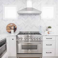 ZLINE Wall Mount Range Hood in DuraSnow® Stainless Steel - 8KL3S - The Home Selection
