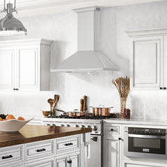 ZLINE Wall Mount Range Hood in Stainless Steel with Built-in CrownSound® Bluetooth Speakers - KF1CRN-BT - The Home Selection