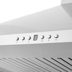 ZLINE Wall Mount Range Hood in Stainless Steel with Built-in CrownSound® Bluetooth Speakers - KF1CRN-BT - The Home Selection