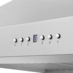 ZLINE Wall Mount Range Hood in Stainless Steel with Built-in CrownSound™ Bluetooth Speakers - KF2CRN-BT - The Home Selection
