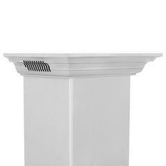 ZLINE Wall Mount Range Hood in Stainless Steel with Built-in CrownSound Bluetooth Speakers - KN4CRN-BT - The Home Selection