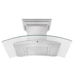 ZLINE Wall Mount Range Hood in Stainless Steel with Built-in CrownSound Bluetooth Speakers - KN4CRN-BT - The Home Selection