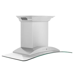 ZLINE Wall Mount Range Hood in Stainless Steel with Built-in CrownSound® Bluetooth Speakers - KNCRN-BT - The Home Selection
