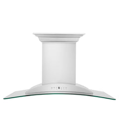 ZLINE Wall Mount Range Hood in Stainless Steel with Built-in CrownSound® Bluetooth Speakers - KNCRN-BT - The Home Selection