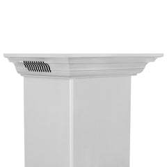 ZLINE Wall Mount Range Hood in Stainless Steel with Built-in CrownSound® Bluetooth Speakers - KNCRN-BT - The Home Selection