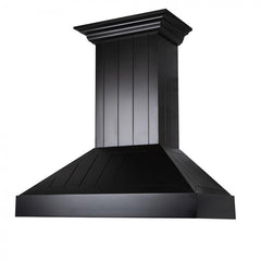 ZLINE Wooden Wall Mount Range Hood In Black - Includes Motor - KPCC - The Home Selection