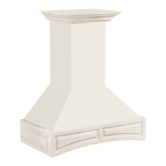 ZLINE Wooden Wall Mount Range Hood in White - Includes Motor - 321TT - The Home Selection