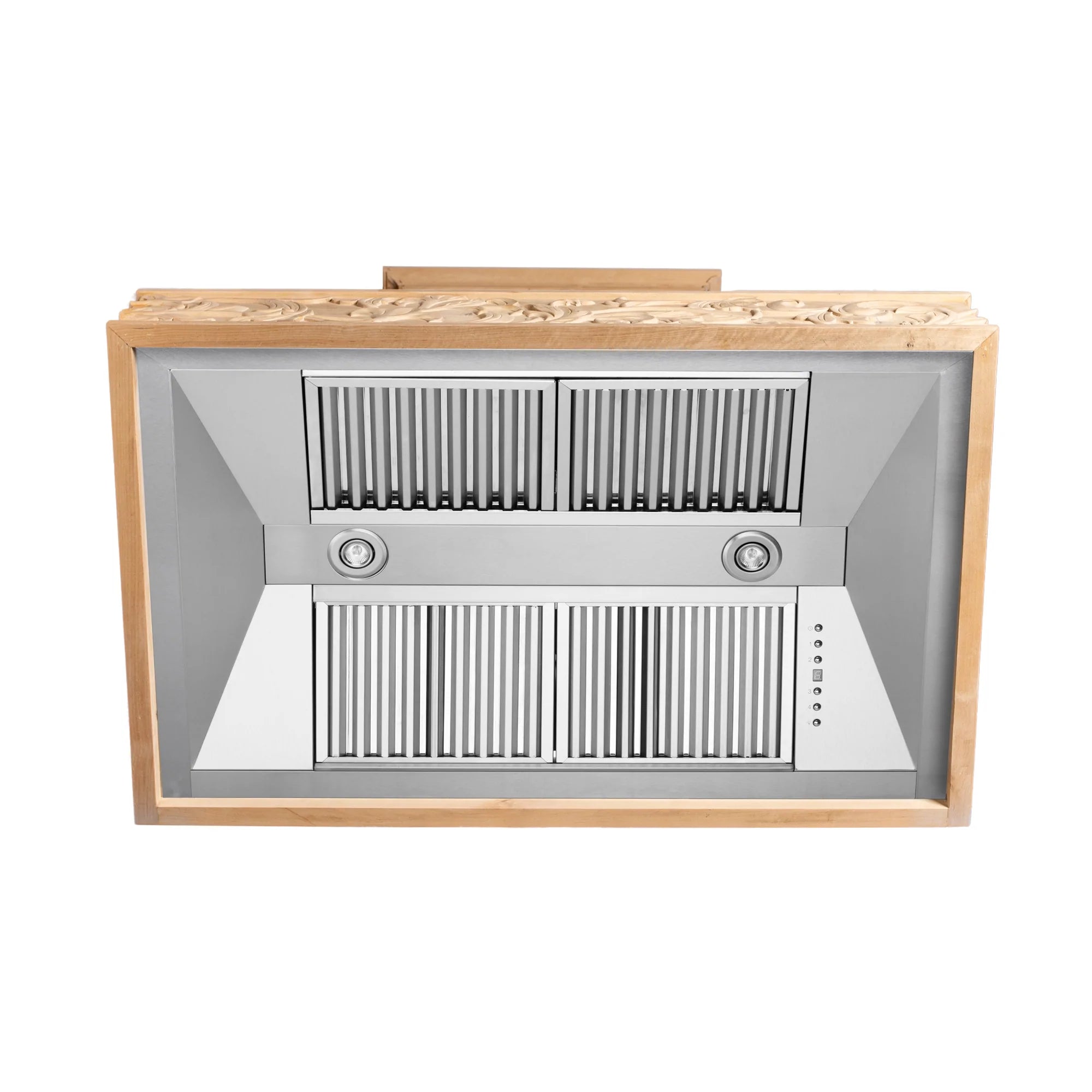 ZLINE 36" Unfinished Wooden Wall Mount Range Hood - Includes Motor (373UF-36)